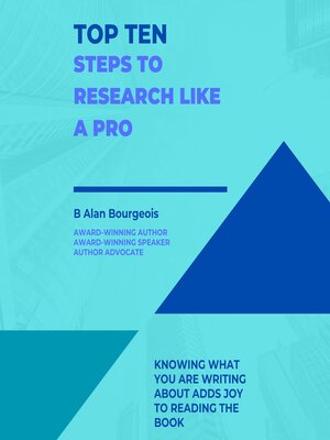 cover image of Top Ten Steps to Research Like a Pro
